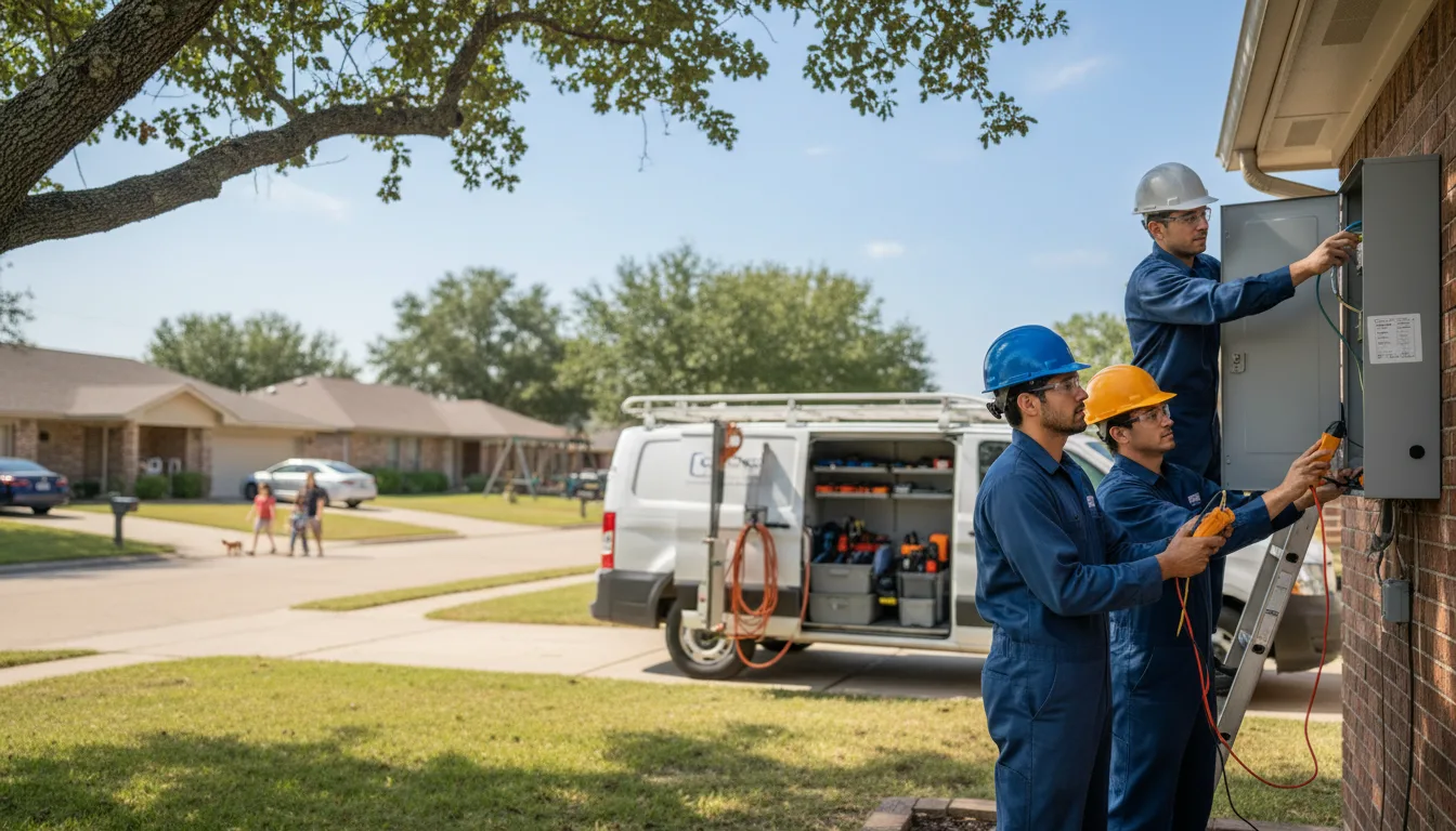 Certified electrician providing emergency electrical services in Claytonville, IL